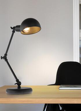 美摇乡村Loft工业风格室床头金属卧书房阅读TL102式护眼臂LED复古