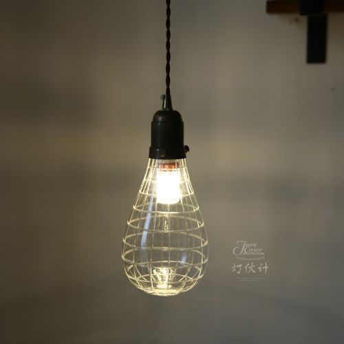 黄铜小吊灯【热气球】中古复古创意玻璃咖啡厅餐厅吧台卧室床头灯