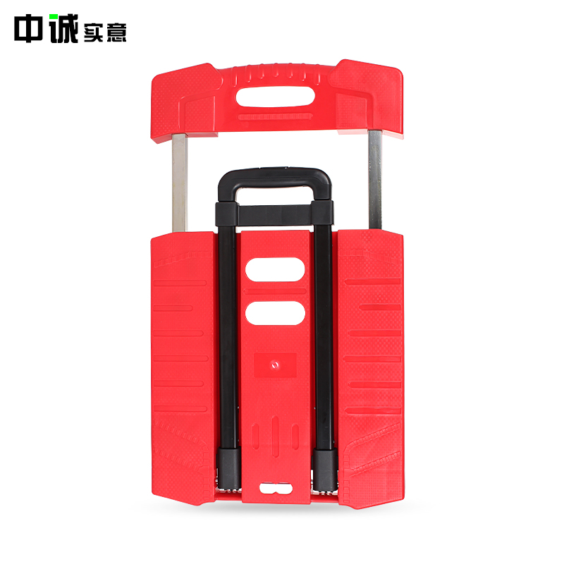 平板车家用伸缩折叠行李手推车搬运车六轮拉货便携小推车拖车