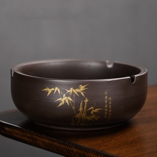 桌面垃圾桶餐桌上垃圾盘客厅茶几果皮碗家用烟灰缸高级感2024新款