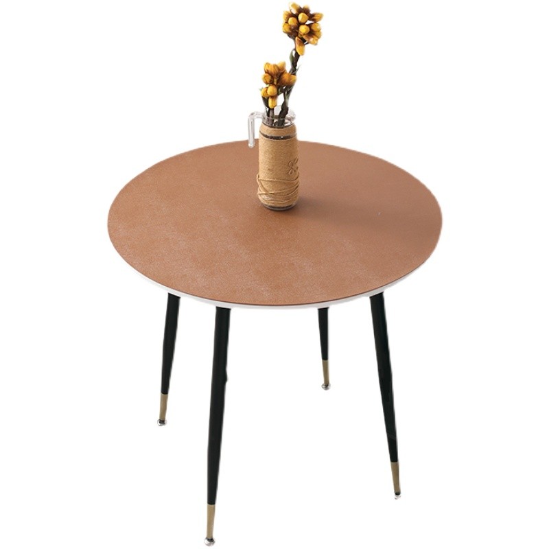 圆桌垫tpu桌布家用圆形皮革桌垫高端圆台垫防水防油无异味圆台布