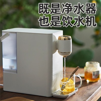 大宇净饮一体机既热式饮水机台式家用过滤净水器小型自来水净化机