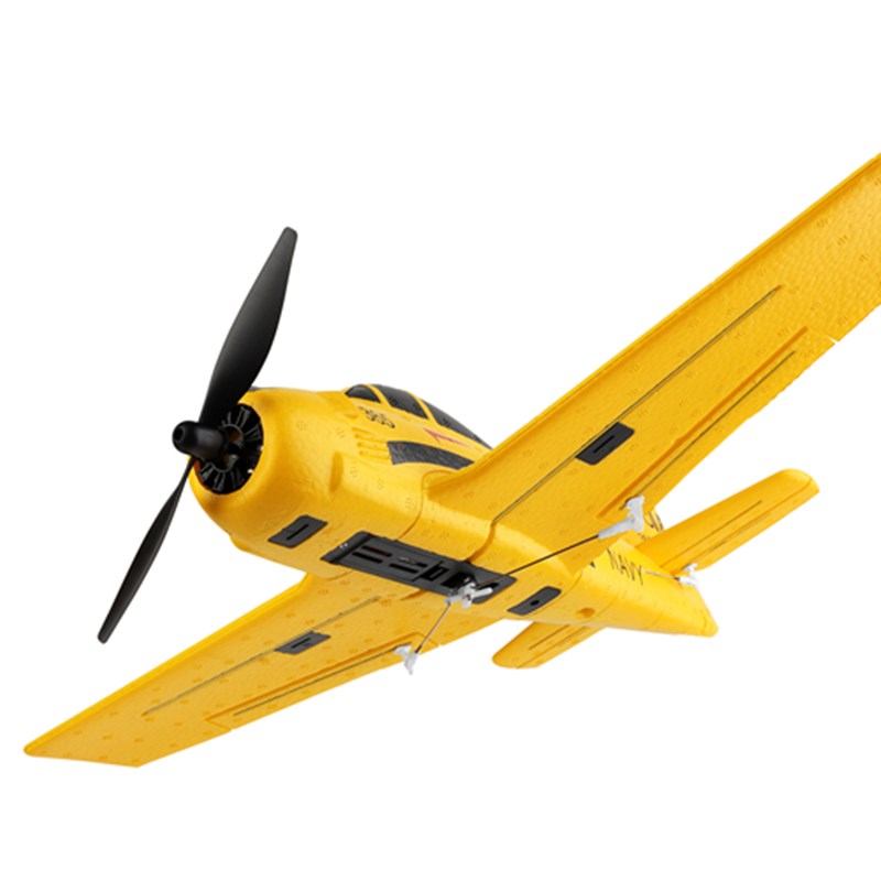 伟力210 四通遥控固定翼滑翔飞机T28教练战斗机电动航模