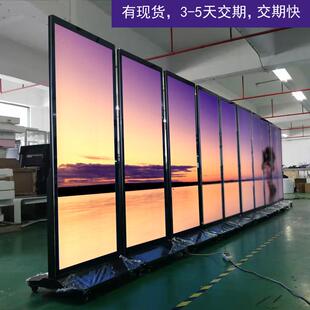 厂直销5寸显7示展广厅文创宣ZDB传高清画质自主切割立家式告机全