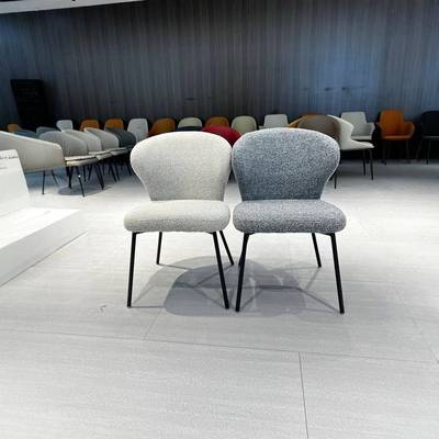 适休闲椅子户型CQA软包餐椅凳布子艺沙发洽小谈舒高密度海绵