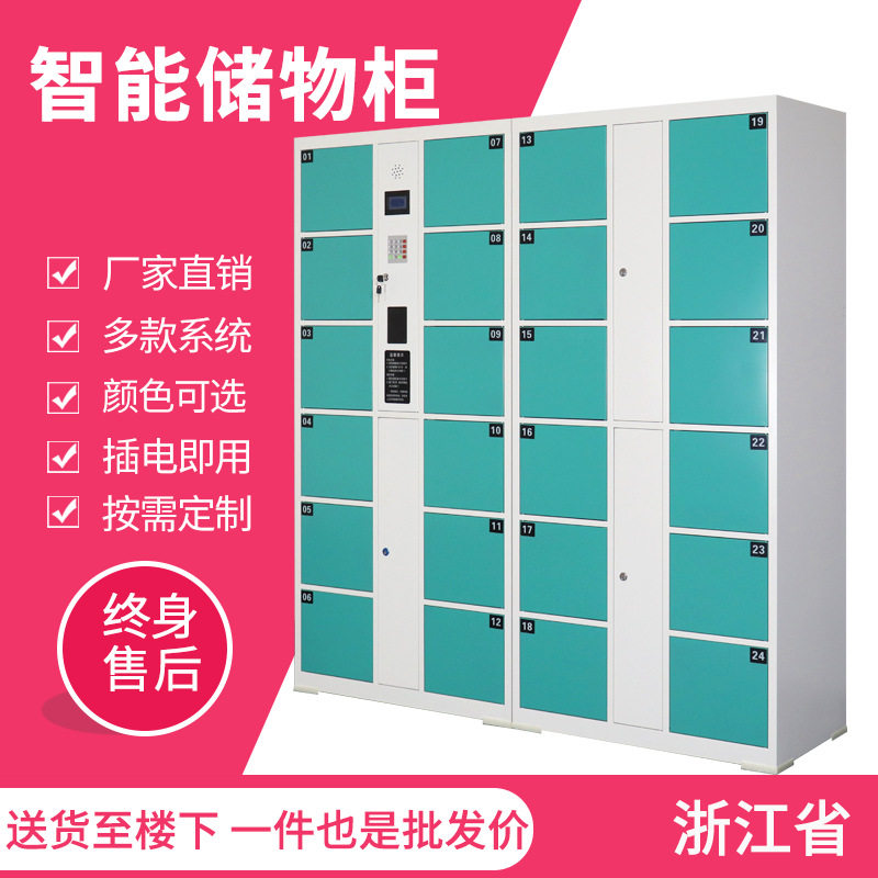 浙江智能指纹刷卡自助存包柜