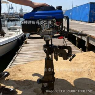 小型渔船船挂机 柴油立式挂浆机 柴油船尾机