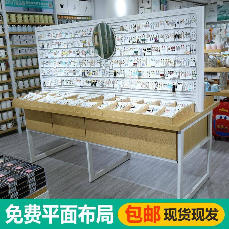 饰品展示柜PKI耳环箍展示架名精创品店双面挂发钩岛优品饰品店中
