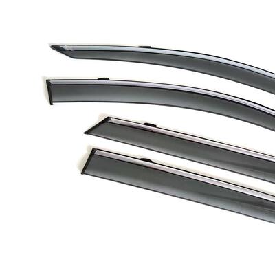 412专用于众20装18-0224探歌大晴雨挡注塑加厚车窗雨眉挡雨板改配