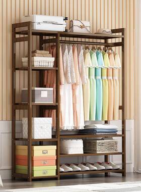 衣帽架卧室简易衣柜现服代简UTN约家用衣落地挂收衣架子纳柜衣包