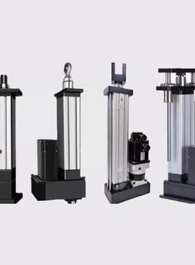 小型伺电02动缸高CIJ精度推杆折返直连式-0服T大推力伸缩伺服电缸