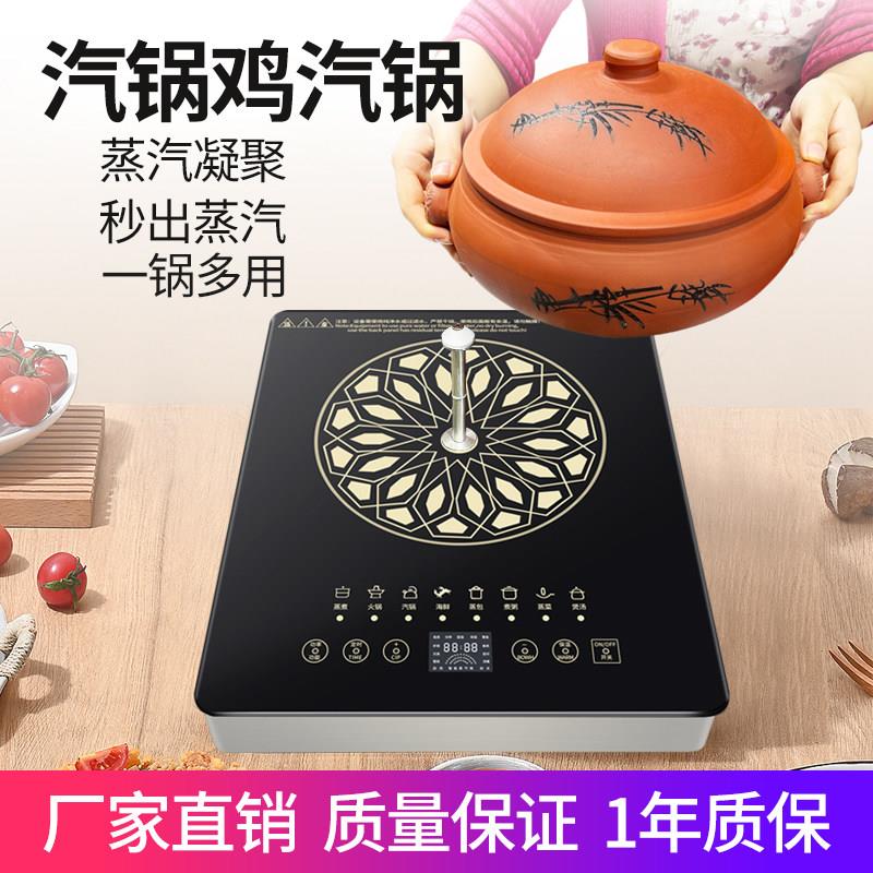 气锅鸡蒸气锅家用云南煲汤盗汗鸡专用锅海鲜蒸锅商用桑拿豆皮机
