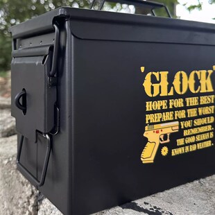 UK铁皮箱黑色便携工具箱摩托车边箱后备箱收纳50卡密尔规格可锁定