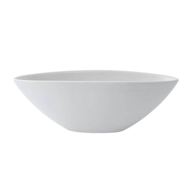 船形陶瓷花盆椭圆创意白色蝴蝶兰北欧简约网红多肉拼盆亚光插花