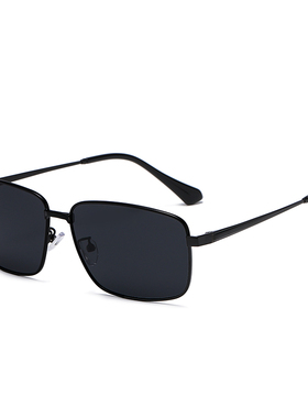 2021新款方形偏光墨镜男士防紫外线太阳驾驶镜开车个性潮流眼睛