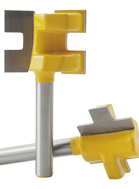 方三3齿滚珠T型榫合刀90度公母刀修边机刀头单片形木工地板拼板刀