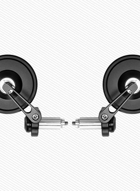 适用无极300AC 350AC 525AC 500AC手把镜改装复古圆形车把后视镜