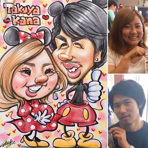 手绘真人画像似颜绘夸张漫画头像动漫设计 卡通人像定制作肖像画