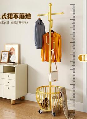 衣帽架架落地AL102099立式室轻奢挂衣架家卧用收纳客厅移动衣置物