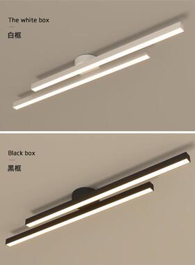 阳台关过道走廊玄28387衣帽餐卧厅室吸顶灯简约现间代中山长条led