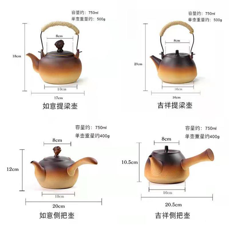 外茶炉家用煮茶炉煮水酒精灯加热烧壶便携野外水炉陶壶户VCS温茶