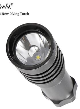 新品D0M001ST20拧款水陆双旋用DM001旋潜水手电筒防水充电1S865电