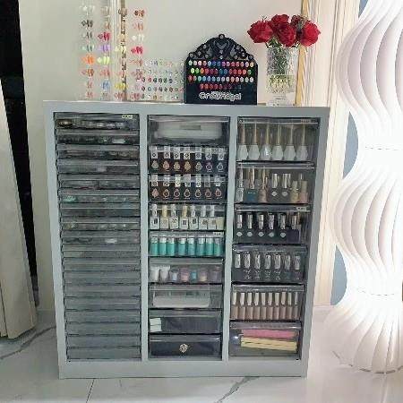 蛋糕烘店焙A4品柜整理美甲抽屉式收CCM纳柜样办公妆饰品文件美柜