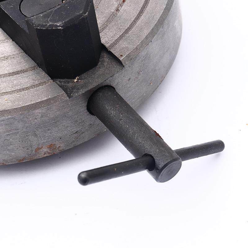 岛厂家木工用件车床手动006卡盘6配寸动青卡盘车床单手动卡盘