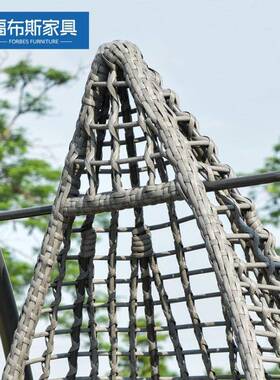 305仿闲吊椅藤编秋千红椅户外懒人休椅室内网室外藤摇篮别墅家用