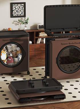 高品质纳箱超大衣服储物柜带轮翻盖折可被MSY叠整理箱卧室子收收