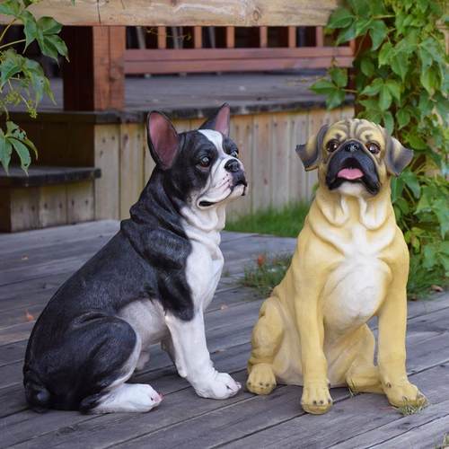 户外园林花园仿真动物通狗8010雕饰门塑商场卡开业口摆件家居庭院