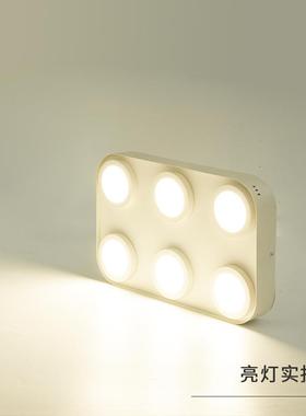 超薄明格装筒KWH灯直播补灯栅天花灯餐厅光家用免开孔无主灯顶灯