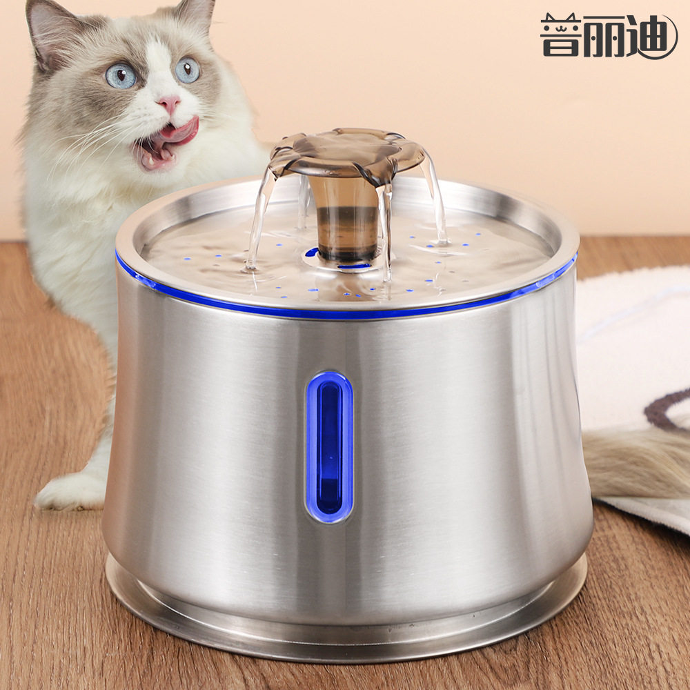 304不锈钢猫狗电动喷泉饮水机
