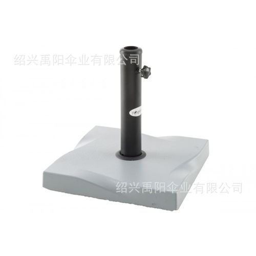 灰黑四方水泥户外遮阳伞底座
