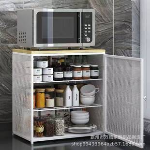 厨房台面碗柜多功能置物柜家用储物小型迷你碗碟柜子用品收纳盒