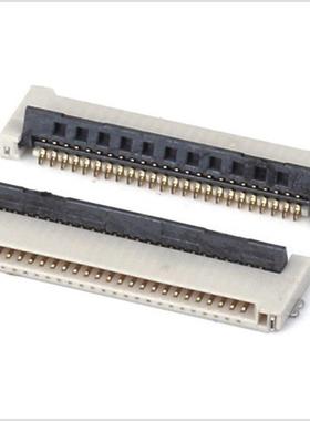 FPC/FFC连接器1.0DCOm间2距1pin环保高温2.0m打样掀盖翻H盖