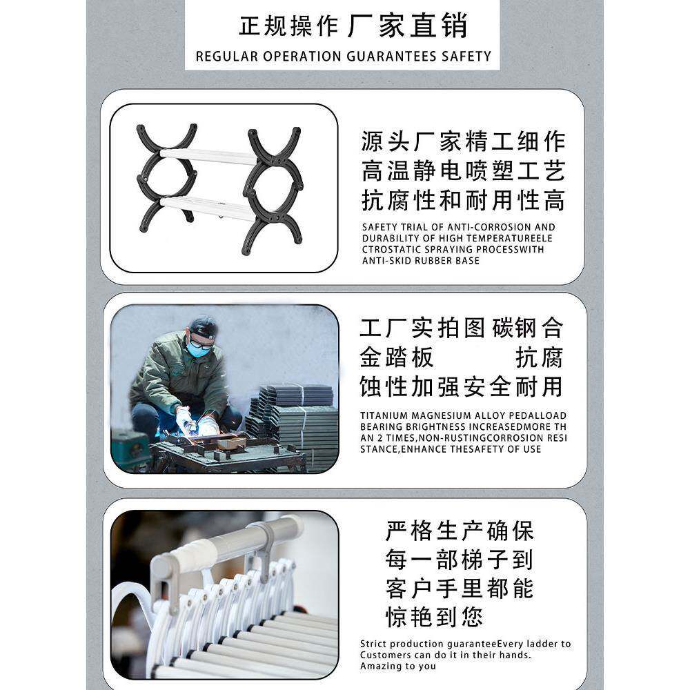 FPM缩阁楼电缩降动伸楼梯室内室外家用壁挂式折叠收拉伸复式升楼