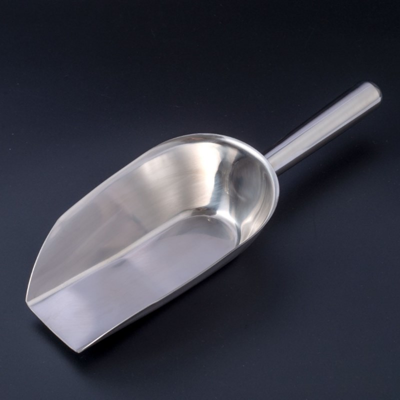 不锈钢冰铲米铲面铲奶茶店茶叶铲子物料铲一体成型加厚