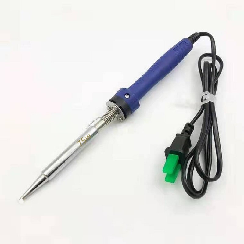 实益内热式电烙铁大功率75瓦WW合金尖头马蹄头家用维修