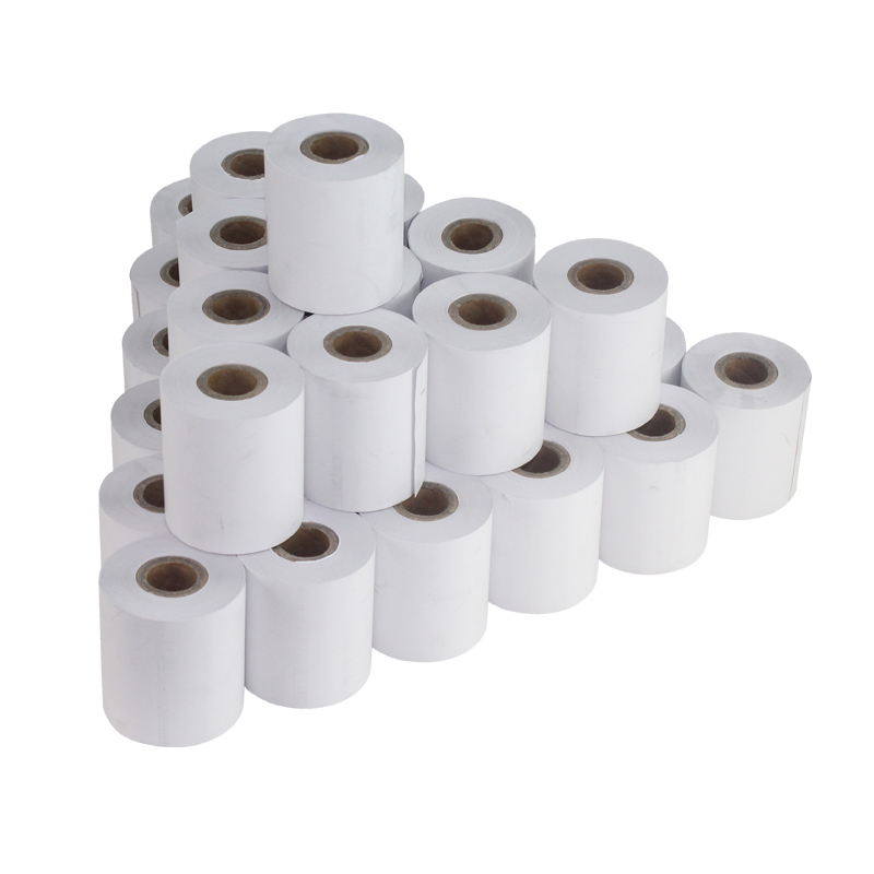 普通单层57MM收银纸57x针式小票打印纸非热敏58胶地磅记录纸