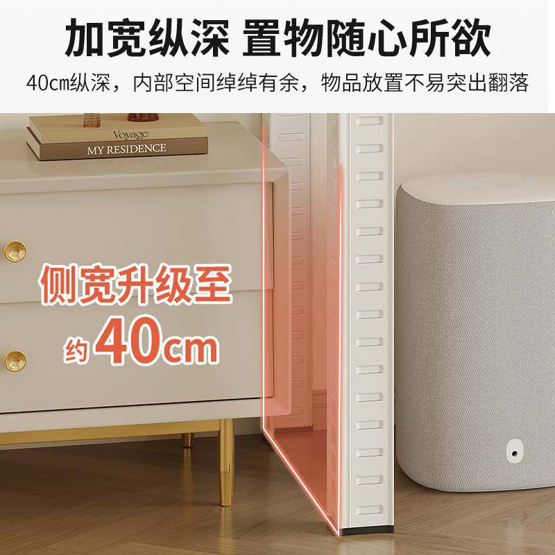 扫地机器人上方置物架落地家用展示收纳柜客厅饮水机下空钢制书架