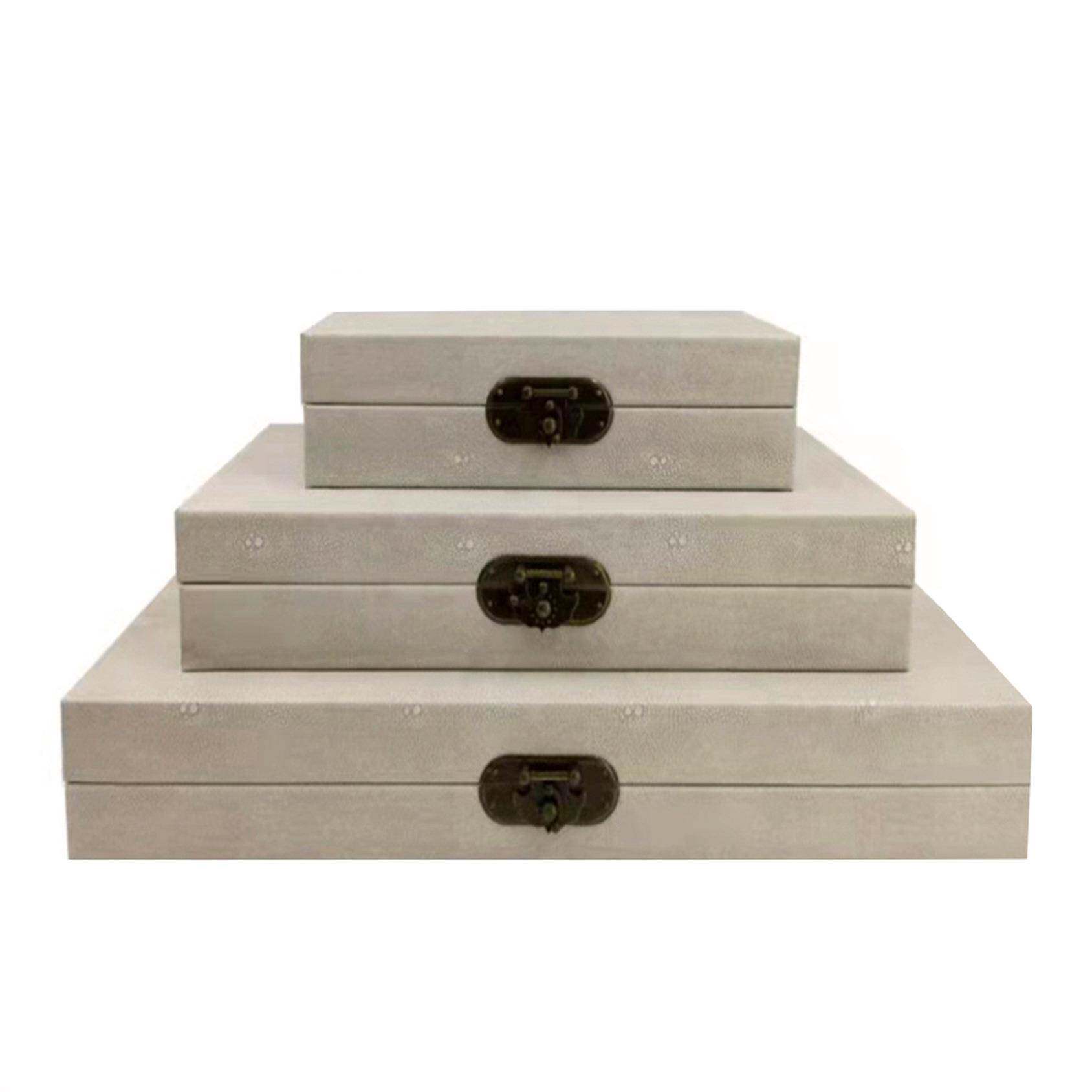 复古收纳盒意KEN中式家居创约居摆件轻奢简装饰售楼处酒店摆样板