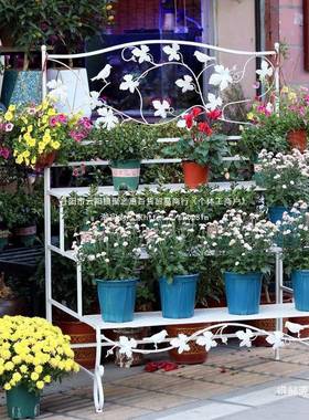 铁艺园阶花架梯连体三层方形折叠盆室户阳台外75448庭院高款置物