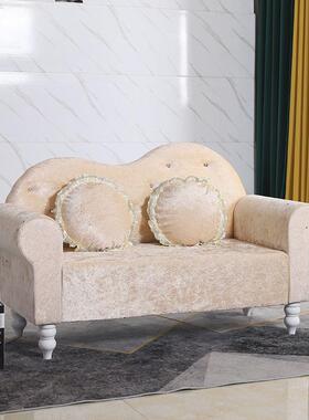 约现代简欧式ESP布艺沙型发单人双人三人小户装卧室KTV服店铺贵妃