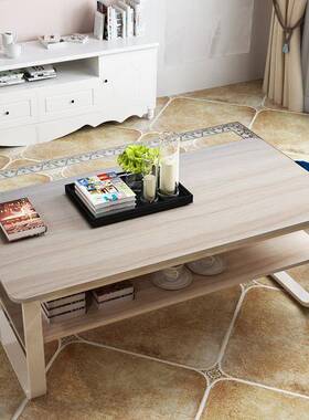桌茶几简小约现代迷你小子小型客厅简易茶UJM机桌户长方形创意矮