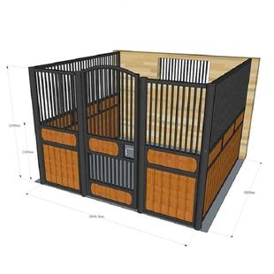 临时马房厩马马圈顶马AYB棚可拆卸马术用带马品场护栏可发