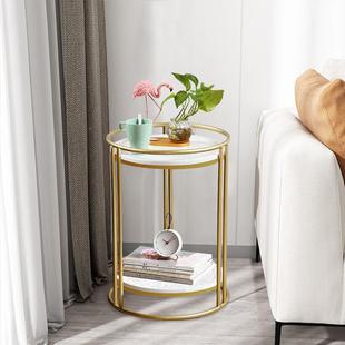 理轻奢约现代沙发边几0095边柜客厅几角几大石茶简床边床头桌可移