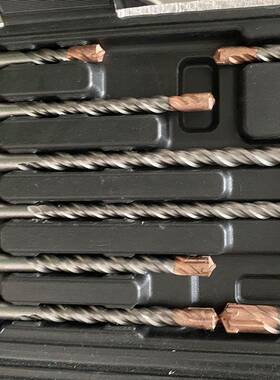 20PCS电锤组套十字冲钻击头混凝土打孔钢钨合金穿AUB墙扁凿钻尖凿