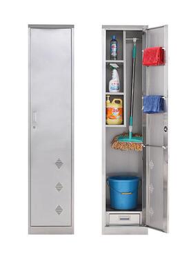 不锈钢清QJG004洁柜304场卫生杂双物收柜学校纳教商室拖把抹布门