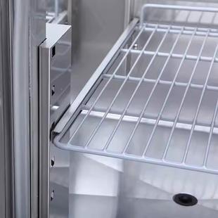 卧沙式 不914锈钢操用作台通风顶玻璃商冷藏展示柜自冷动除霜风拉